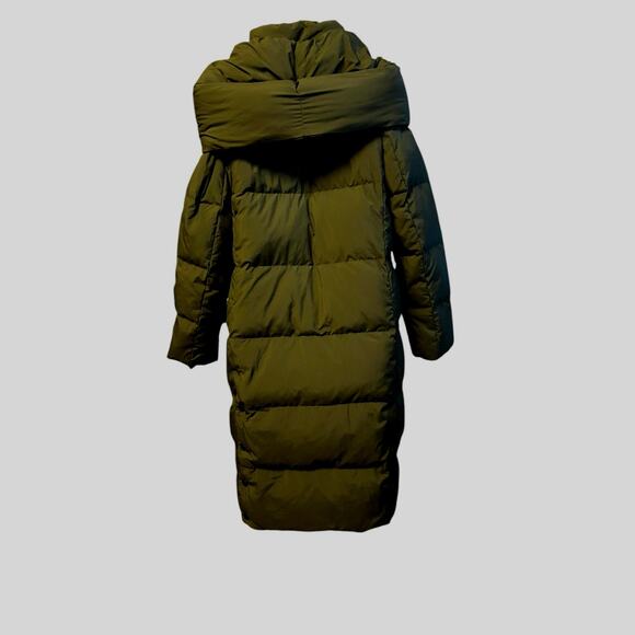 Lauren Ralph Lauren Oversize-Collar Quilted Down Coat Size Small - Picture 6 of 11